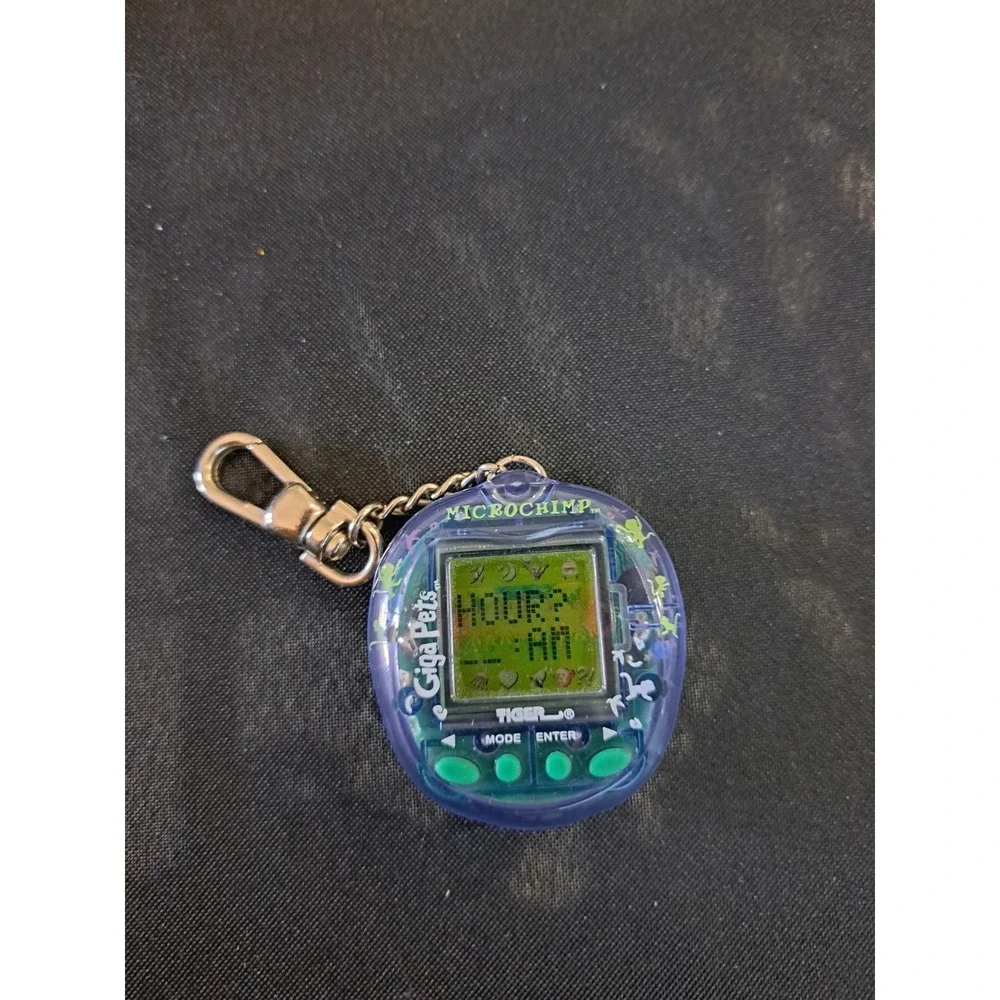 Vintage Giga Pets MICROCHIMP 1997 Tiger‎ Virtual Pets - Works